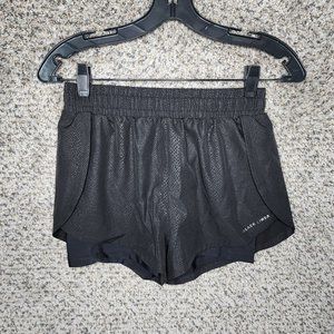 Black Limba Shorts Womens‎ Medium Black Sport Pull On Running Elastic Waist